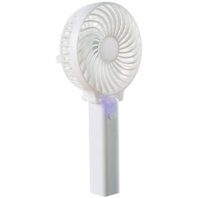 Mini Handheld Travel Fan - WHITE