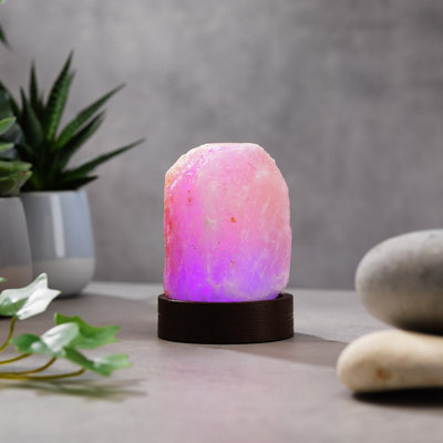 Mini Himalayan Salt Colour-Changing Lamp