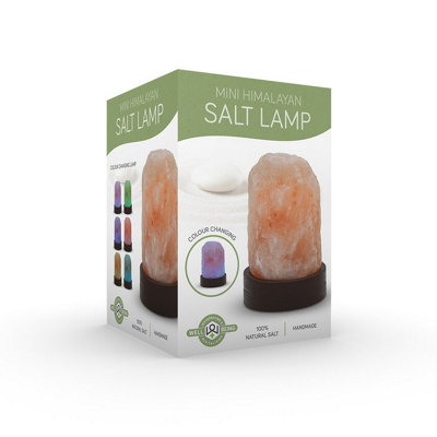 Mini Himalayan Salt Colour-Changing Lamp - 4