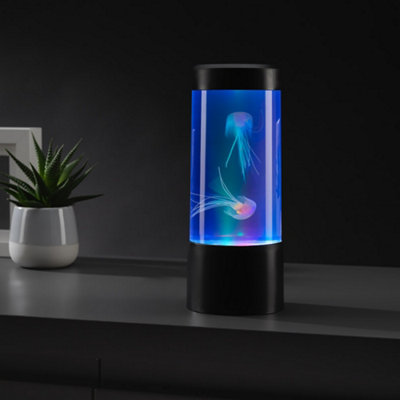 Mini Jellyfish Tank Round Night Light