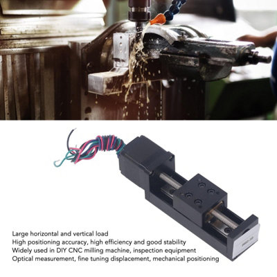 Mini Lineaire Railgeleidingsactuator – 28 Steppenmotor, 50mm Slag, Voor CNC-router XYZ-as 3 miniatura