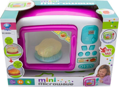 Mini Microwave Set Kitchen Accessories Pretend Play Toy Girls Kids Xmas Gift New Price Comparisons | Compare The Build