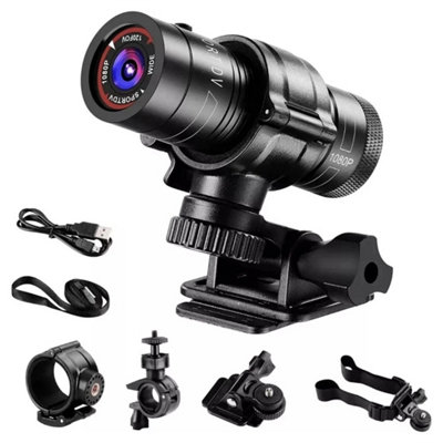 Mini Motorcycle Camera Full HD 1080P DVR Helmet Action Cam UK