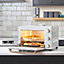 Mini Oven Electric Multi Function Countertop Cooker 34L Capacity Adjustable Temperature Control & Timer 1500W