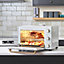Mini Oven Electric Multi Function Countertop Cooker 34L Capacity Adjustable Temperature Control & Timer 1500W