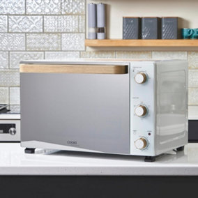 Mini Oven Electric Multi Function Countertop Cooker 48L Capacity Adjustable Temperature Control & Timer 1500W