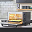 Mini Oven Electric Multi Function Countertop Cooker 48L Capacity Adjustable Temperature Control & Timer 1500W