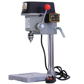 Mini Pillar Drill Press Stand (23x40x17cm) - 340 W with Adjustable Variable Speed Switch 16000 r/min - 220 V Handle Lock Drilling