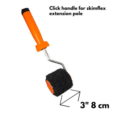 Mini Plaster Roller Roll on plaster Applicator 3" 8 cm Click on.
