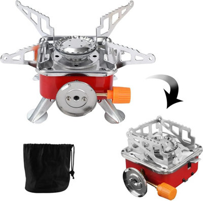 Mini Portable Folding Camping Stove, Outdoor Mini Gas Burner for Hiking ...