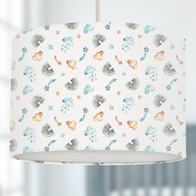 Mini Rainbows and Clouds Ceiling Lampshade, 30cm x 21cm