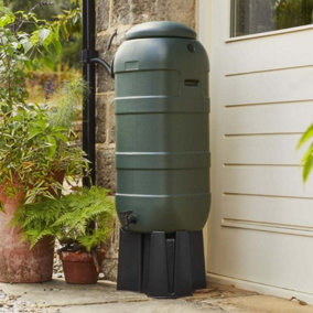 Mini Rainsaver 100 Litre Green Water Butt Kit
