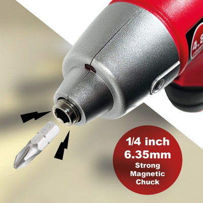 Mini Rechargeable Cordless Electric Screwdriver Drill Tool + Bits + Flexible Extension
