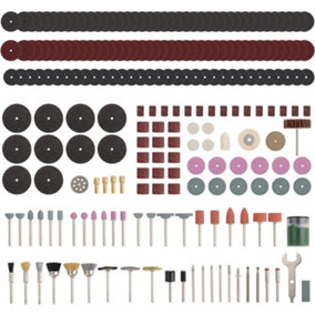 Mini Rotary Power Drill Tool Accessory Kit with Dremel Multi Tools 225Pc