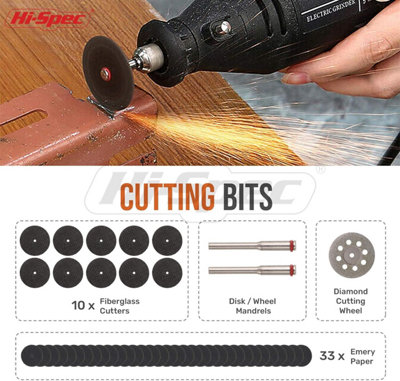 Mini Rotary Power Drill Tool Accessory Kit with Dremel Multi Tools 225Pc