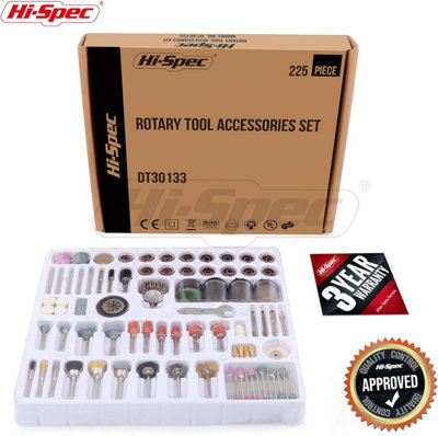 Mini Rotary Power Drill Tool Accessory Kit with Dremel Multi Tools 225Pc