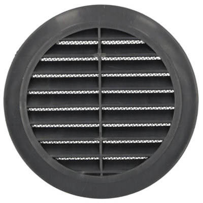 Mini Round Air Vent Grille 70mm Ventilation Cover with Flange and Fly ...