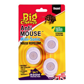 Mini-Sonic Mouse Repellent 3 Pack