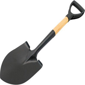 Mini Spade Shovel Wooden Shaft 700Mm Gardening Digging Garden