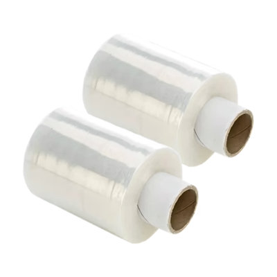 Mini Stretch Wrap Clear Shrink Film Handheld Pallet Rolls 100mm x 150m ...