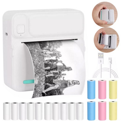 Mini Thermal Printer Pocket Bluetooth Mobile Phone Photos Label ...