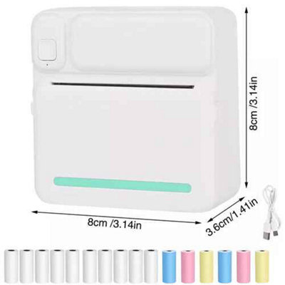 Mini Thermal Printer Portable Bluetooth printer for phone photos and labels