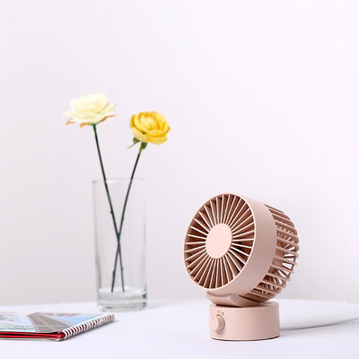 Mini USB Desk Fan 102-79-138mm, Palm Size, Quiet, Three-Speed Wind ...