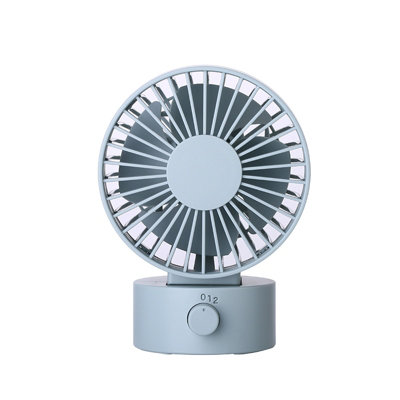 Mini USB Desk Fan 102-79-138mm, Palm Size, Quiet, Three-Speed Wind ...