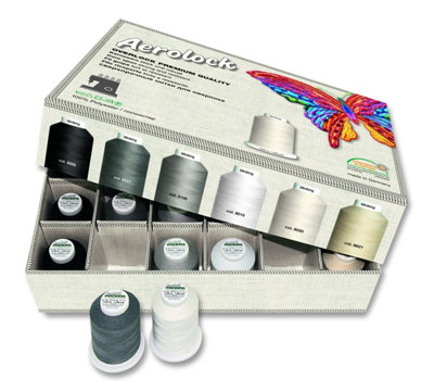 MINIKING A/LOCK 120 - Box: Aerolock No.125: 24 x 1200m: Miniking Spools - Madeira