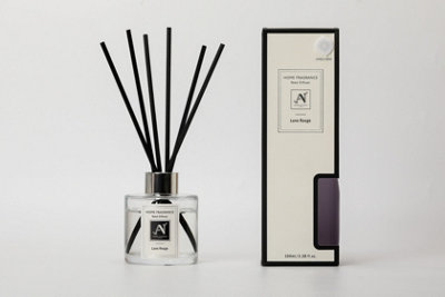 Minimalist Luxe Reed Diffuser with Metal Collar Lavender, Sage Scent