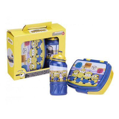 Minions 2 Lunch Box Set With Bottle - Multicolour