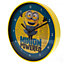 Minions Bob Wall Clock Yellow/Blue (One Size)