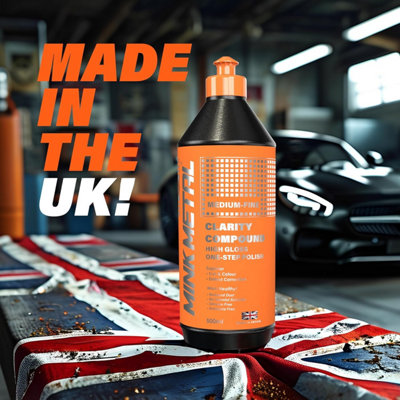 MINK METAL Clarity Compound Car Polish, Medium-Fine Buffing, Polishing ...