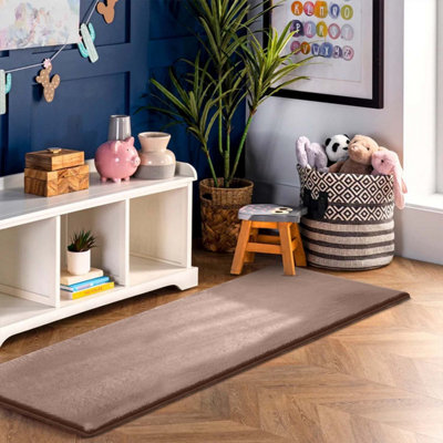 Mink Rabbit Fur Rug Soft Thick Large Fluffy Rugs For Kitchen Hallway ...