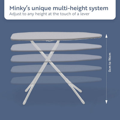 Minky Expert Blue Ironing Board 122 x 38 cm