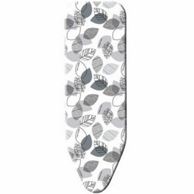 Minky Ironing Board Cover White/Blue/Grey (122cm x 43cm)