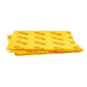 Minky Soak Ups Antibacterial Cleaning Cloths (Pack of 2) Yellow (One Size)