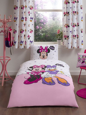 Minnie Mouse 100 Cotton Single Duvet Cover Set