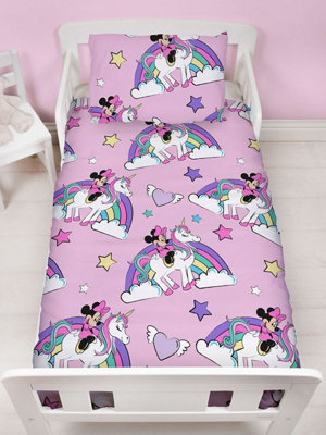 Minnie mouse cot bed duvet cover best sale