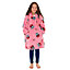 Minnie Mouse Love Oversized Hoodie Blanket, Pink - Kids