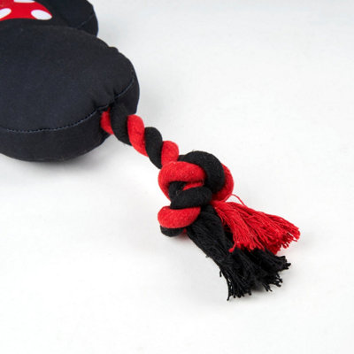 Minnie Mouse Squeaky Plush And Rope Toy