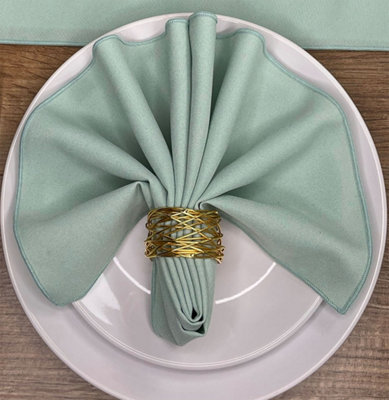 Mint Green Napkins 38cm x 38cm (15 x 15)