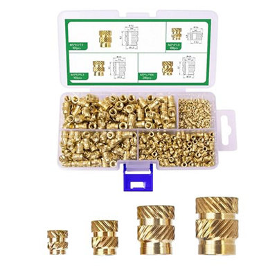 Mintion 500 Pcs Threaded Insert Kits
