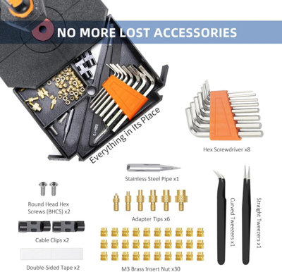 Mintion Heat Insert Press Kit + 90W Soldering Iron 235mm Frame