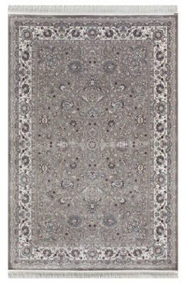 Minyatur Premium Quality V0375A Dark Grey Abstract Modern Turkish Area ...