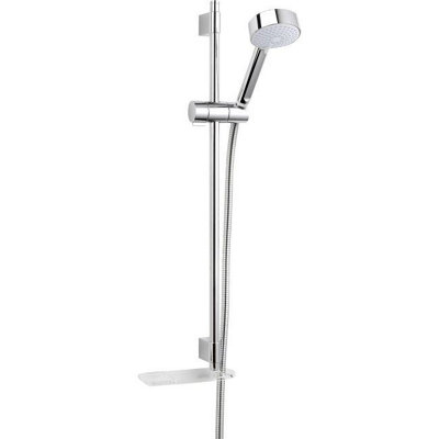 Mira Beat Chrome Modern Shower Fittings Kit inc 1.75m Hose & Soap Dish 2.1703.39