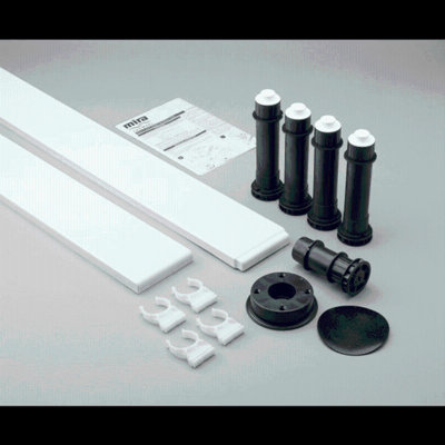 Mira Flight Square Riser Conversion Kit 900mm 1.1783.101.Wh