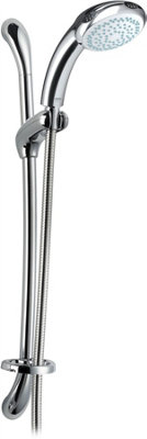 Mira Logic Shower Kit 4 Spray Handset 1.25m Hose Slide Bar Chrome - View #4