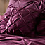 Mira Pinch Pleat Soft Velvet Filled Cushion
