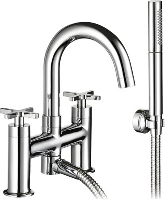 Mira Showers Revive Bath Shower Mixer Tap Chrome + Shower Head + Hose 2.1819.005